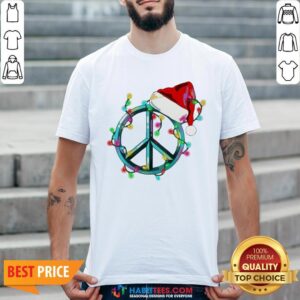 Funny Hippie Happy Christmas Shirt