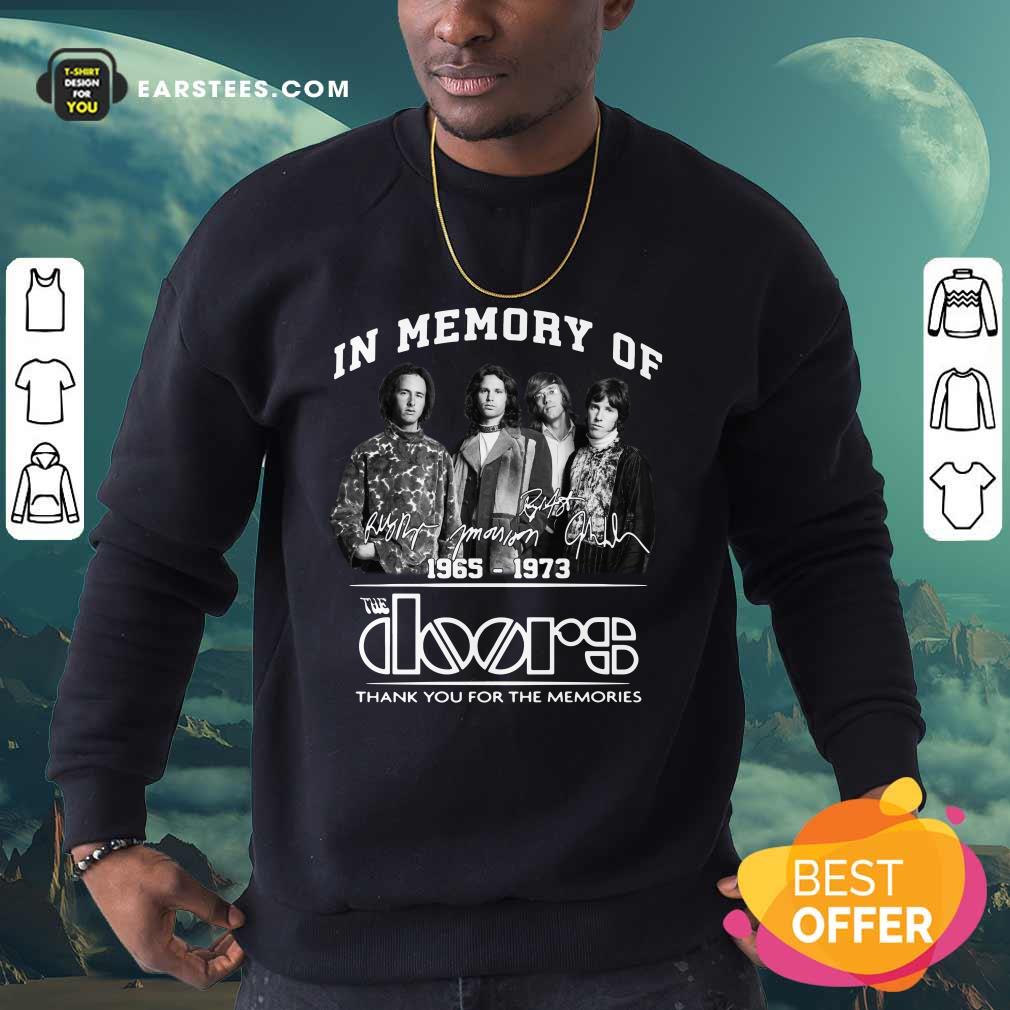 In Memory Of The Doors 1965-1973 Thank You For The Memories Signature Shirt
