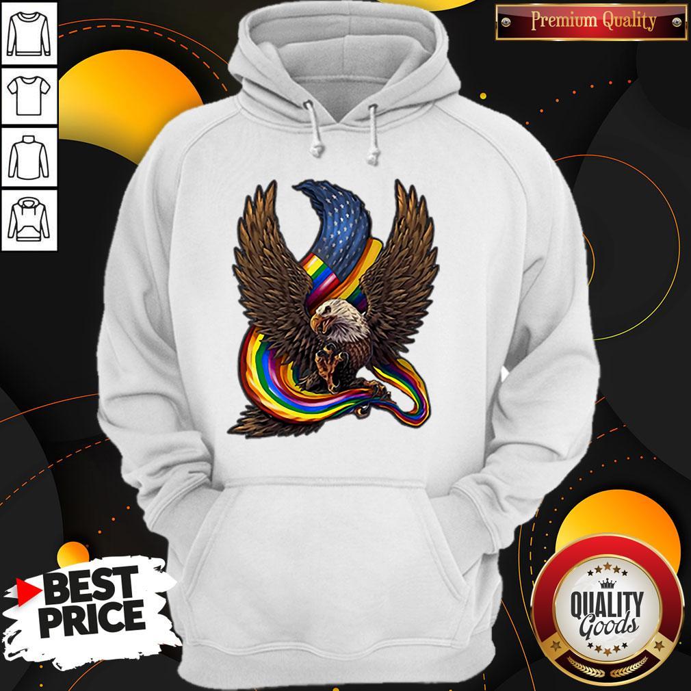 Independence Day Eagle Rainbow LGBT Shirt