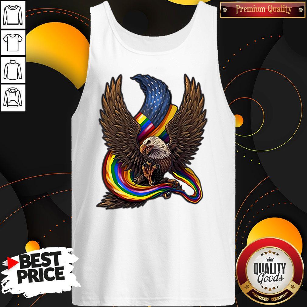 Independence Day Eagle Rainbow LGBT Shirt