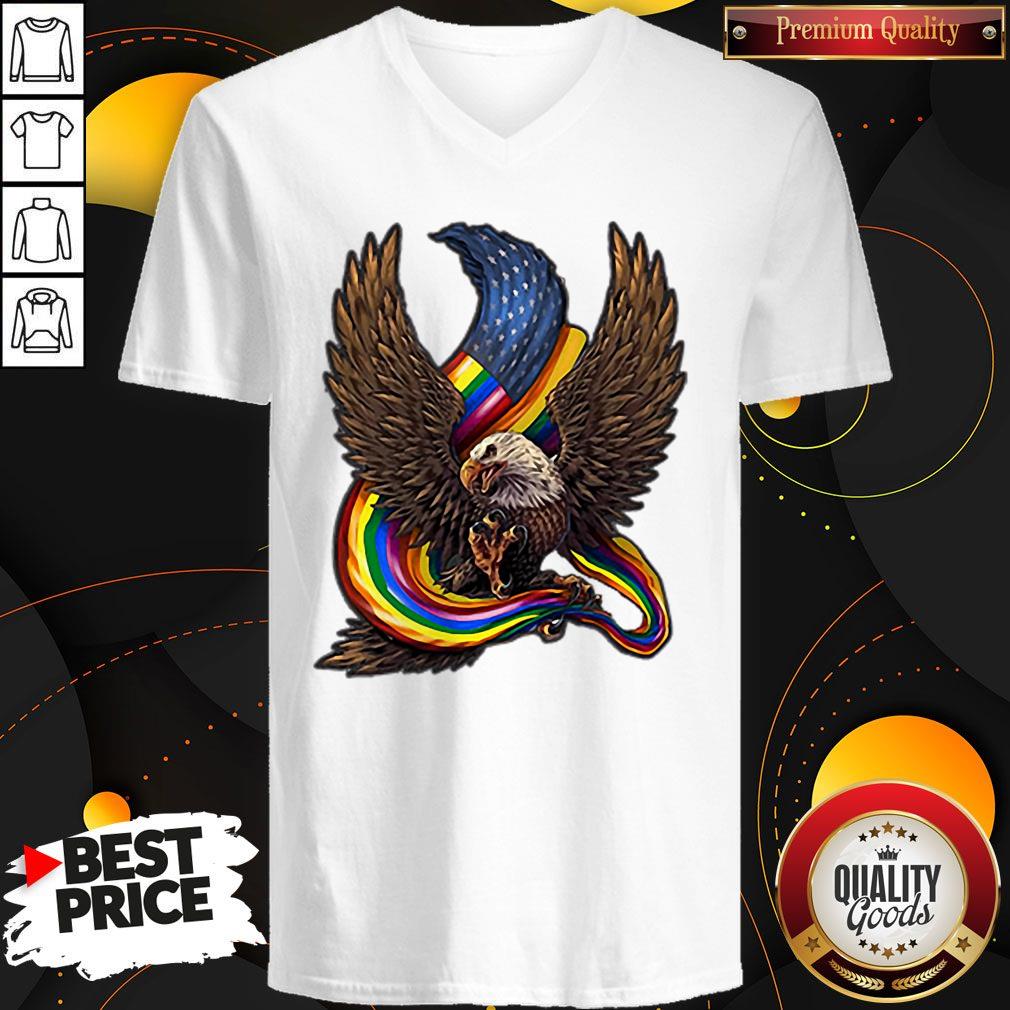 Independence Day Eagle Rainbow LGBT Shirt