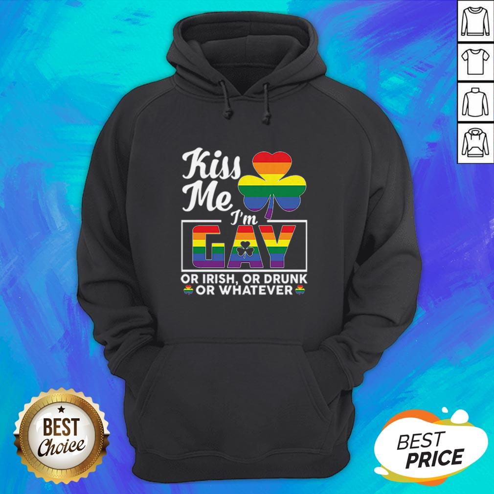 Irish LGBT Kiss Me I'M Gay Or Irish Or Drunk Or Whatever T-Shirt