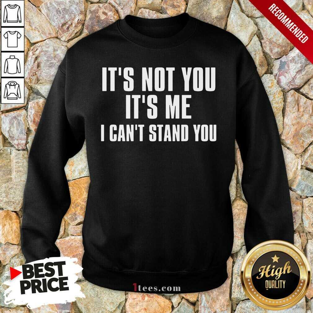 It's Not You It's Me I Can't Stand You Shirt