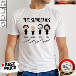The Supremes Elena Sandra Ruth Sonia Signatures Shirt