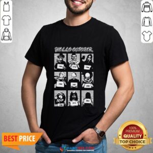 Horror Character Hello October Shirt