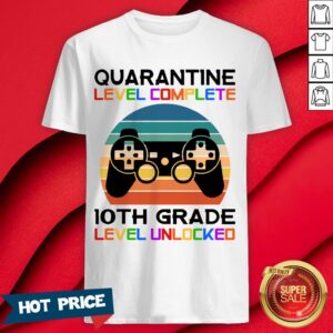 Quarantine Lever 10th Grade Unlocked School Vintage Gift T-Shirt