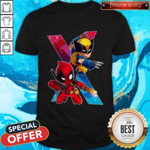 Funny Baby Deadpool And Wbolverine Shirt