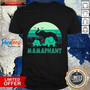Happy Elephant Mamaphant Mothers Day Shirt