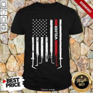 American Flag Welder Shirt