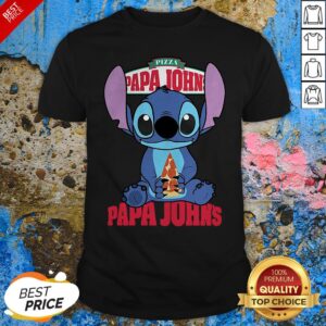 Funny Stitch Hug Pizza Papa John’s Shirt