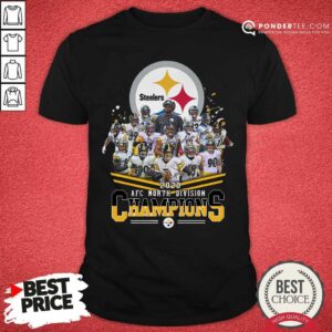 Good Pittsburgh Steelers 2020 Afc North Division Signatures Shirt
