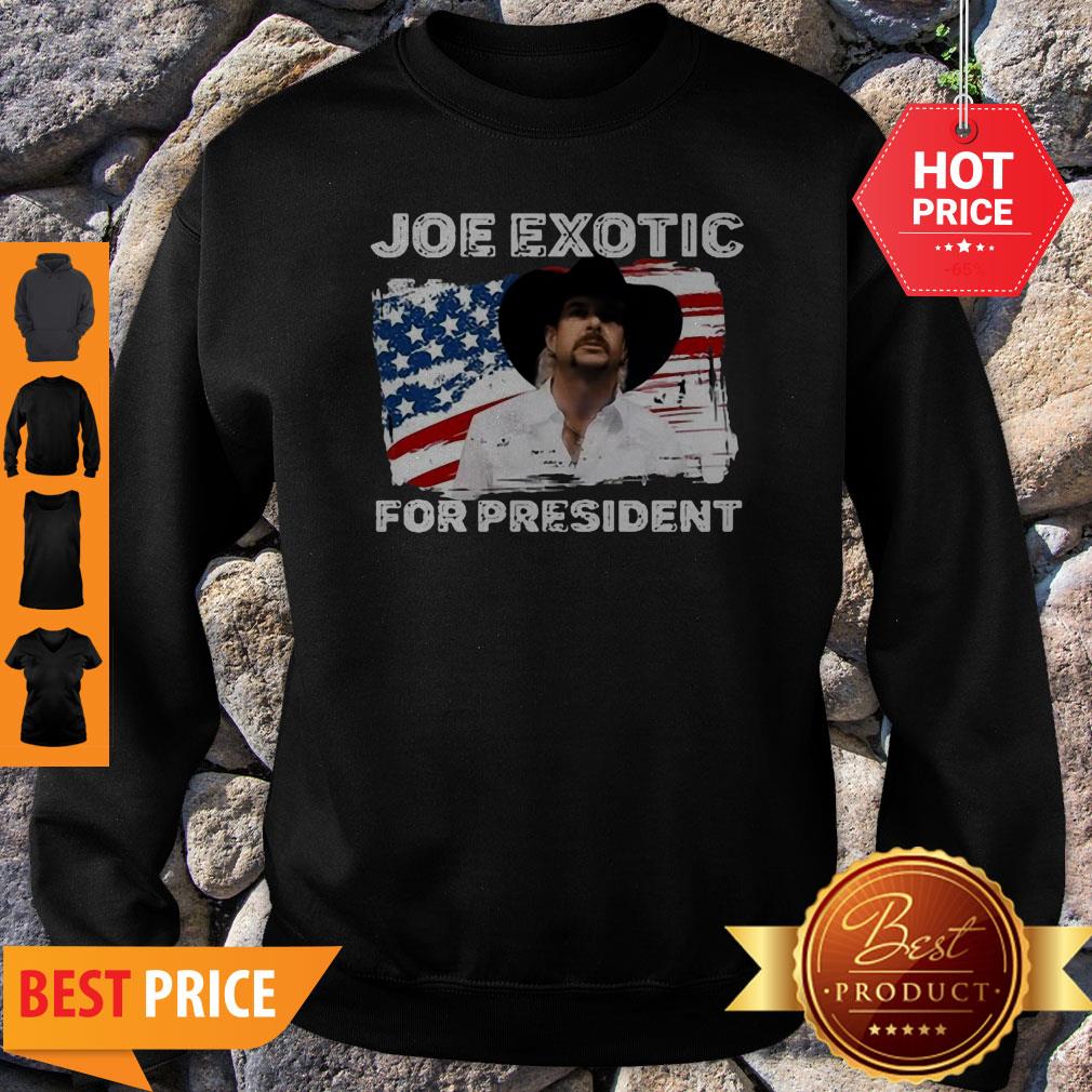 Joe Exotic For President 2020 American Flag Tiger King Shirt