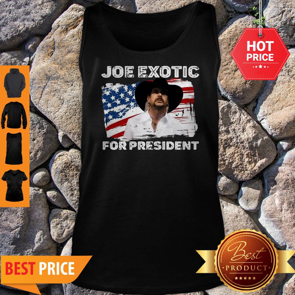Joe Exotic For President 2020 American Flag Tiger King Shirt