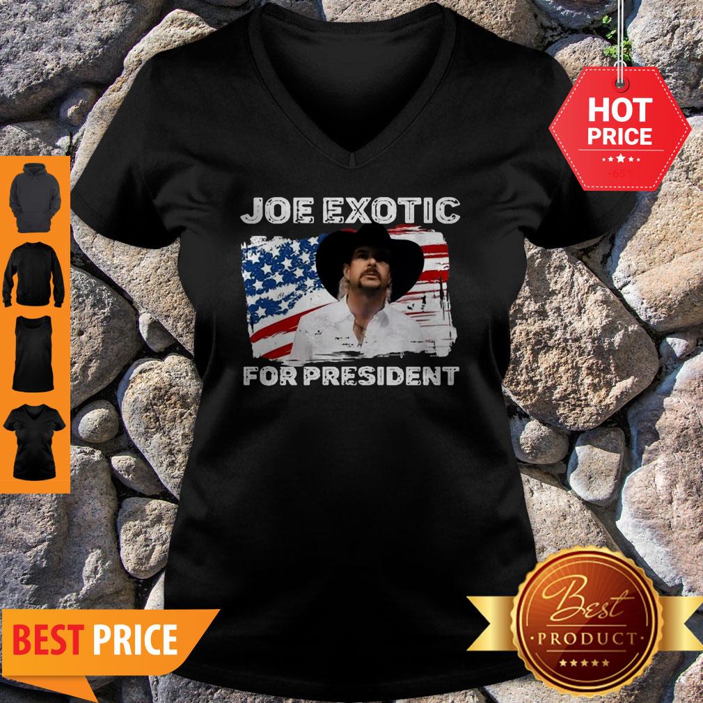 Joe Exotic For President 2020 American Flag Tiger King Shirt