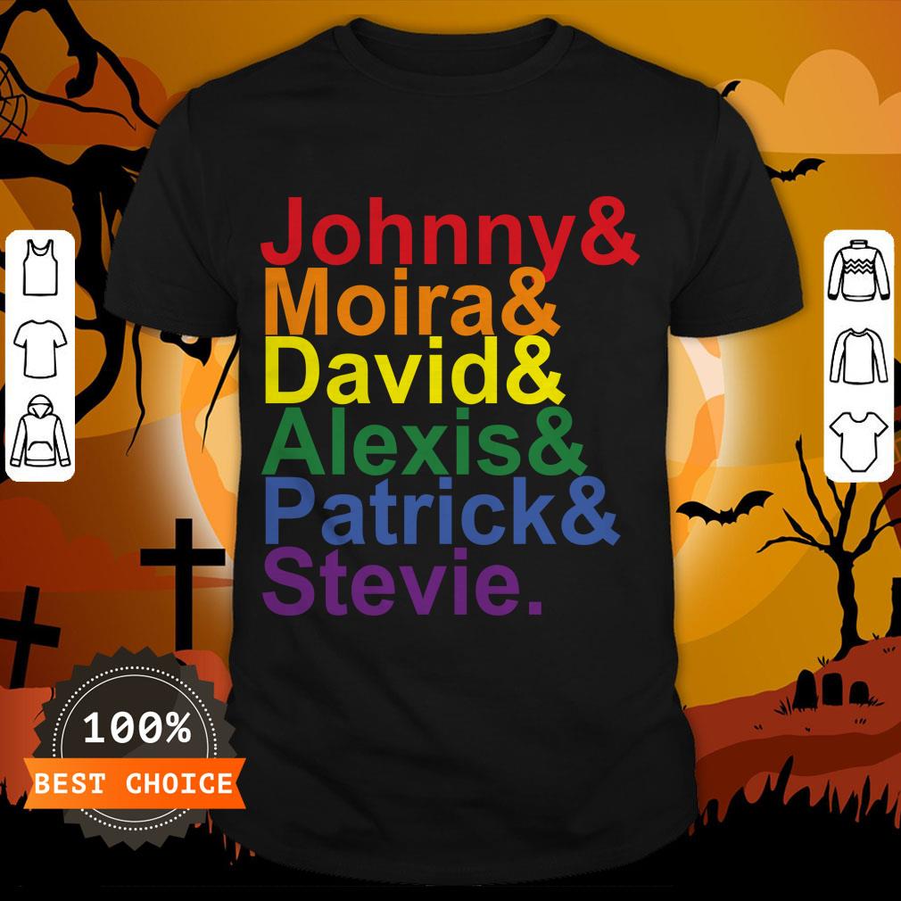 Johnny Moira David Alexis Patrick Stevie Pride Schitts Creek Classic T-Shirt