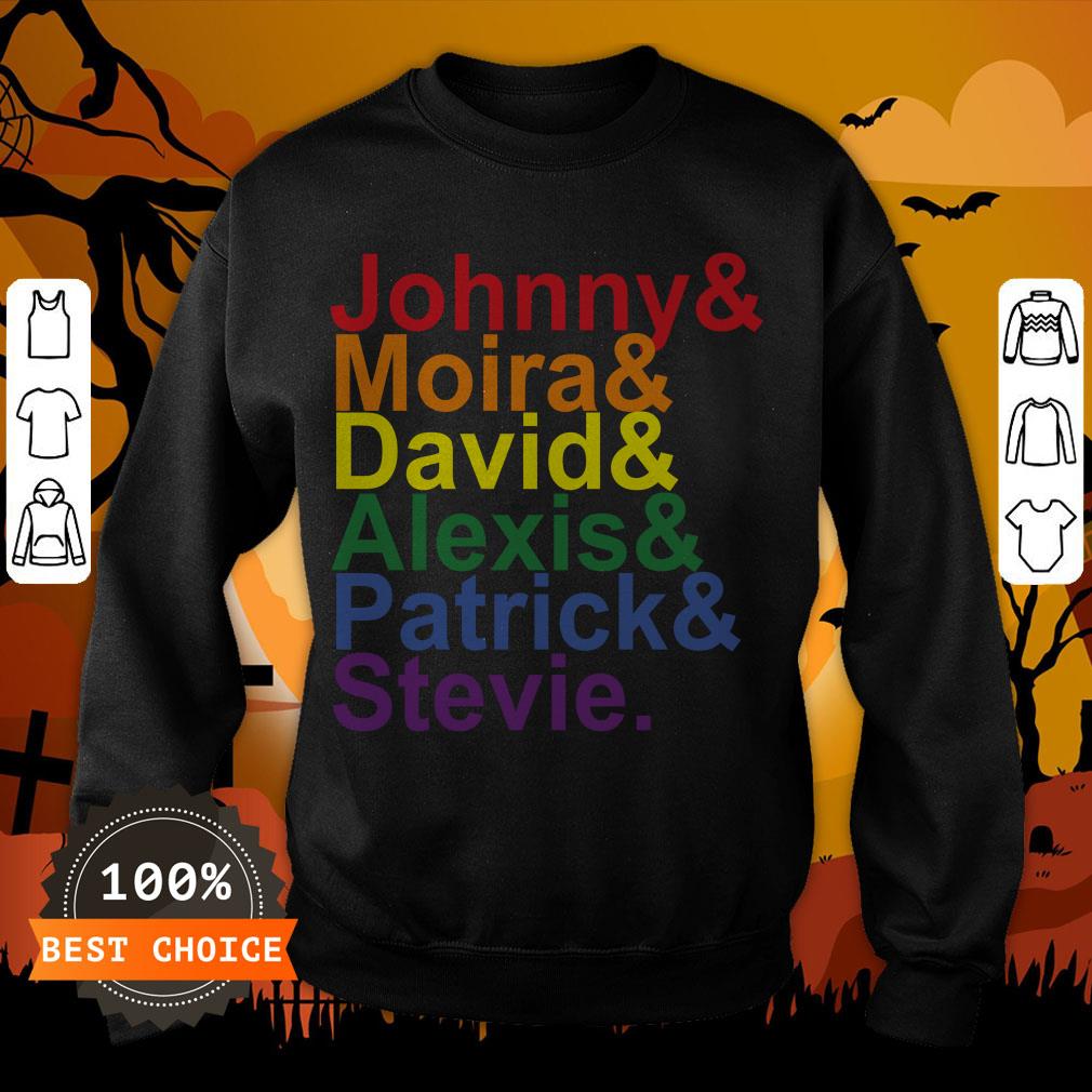 Johnny Moira David Alexis Patrick Stevie Pride Schitts Creek Classic T-Shirt