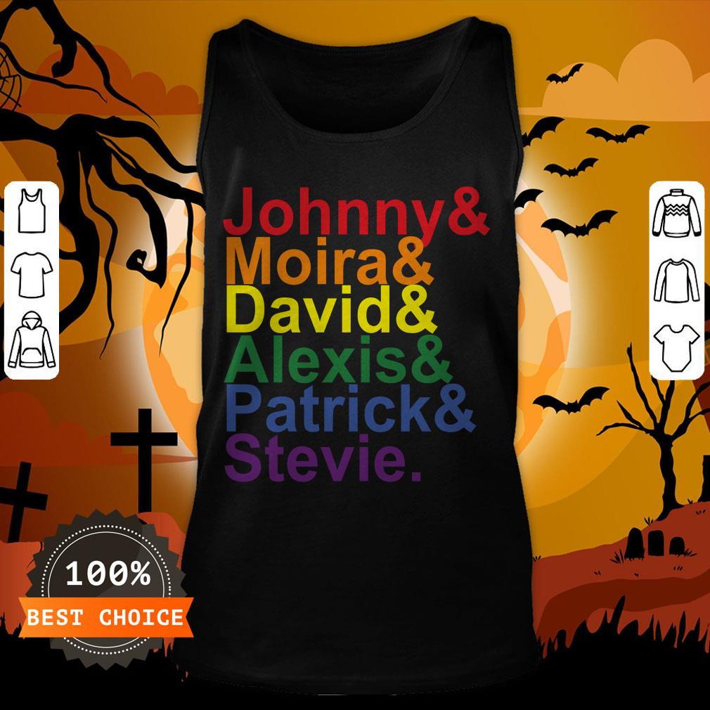 Johnny Moira David Alexis Patrick Stevie Pride Schitts Creek Classic T-Shirt