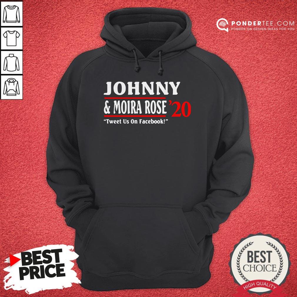 Jonny And Moira Rose 2020 Tweet Us On Facebook Shirt