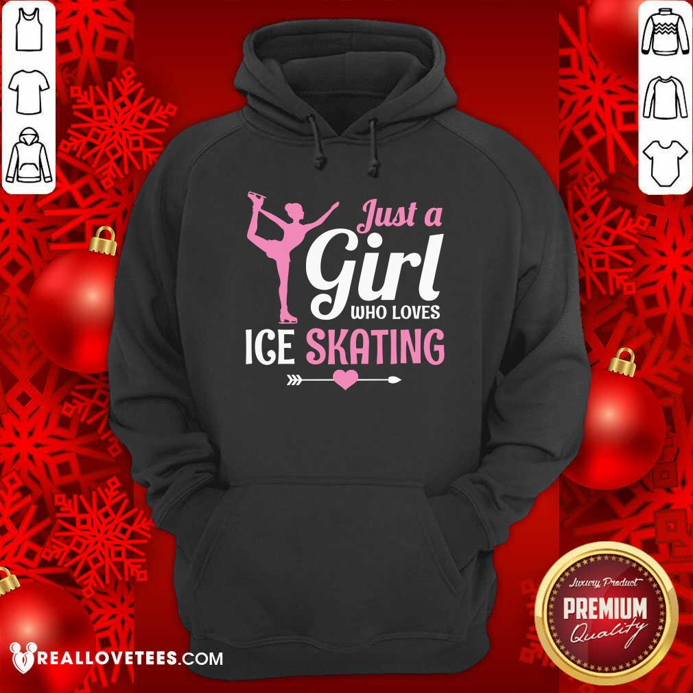 Just A Girl Who Loves Ice Skating Shirt