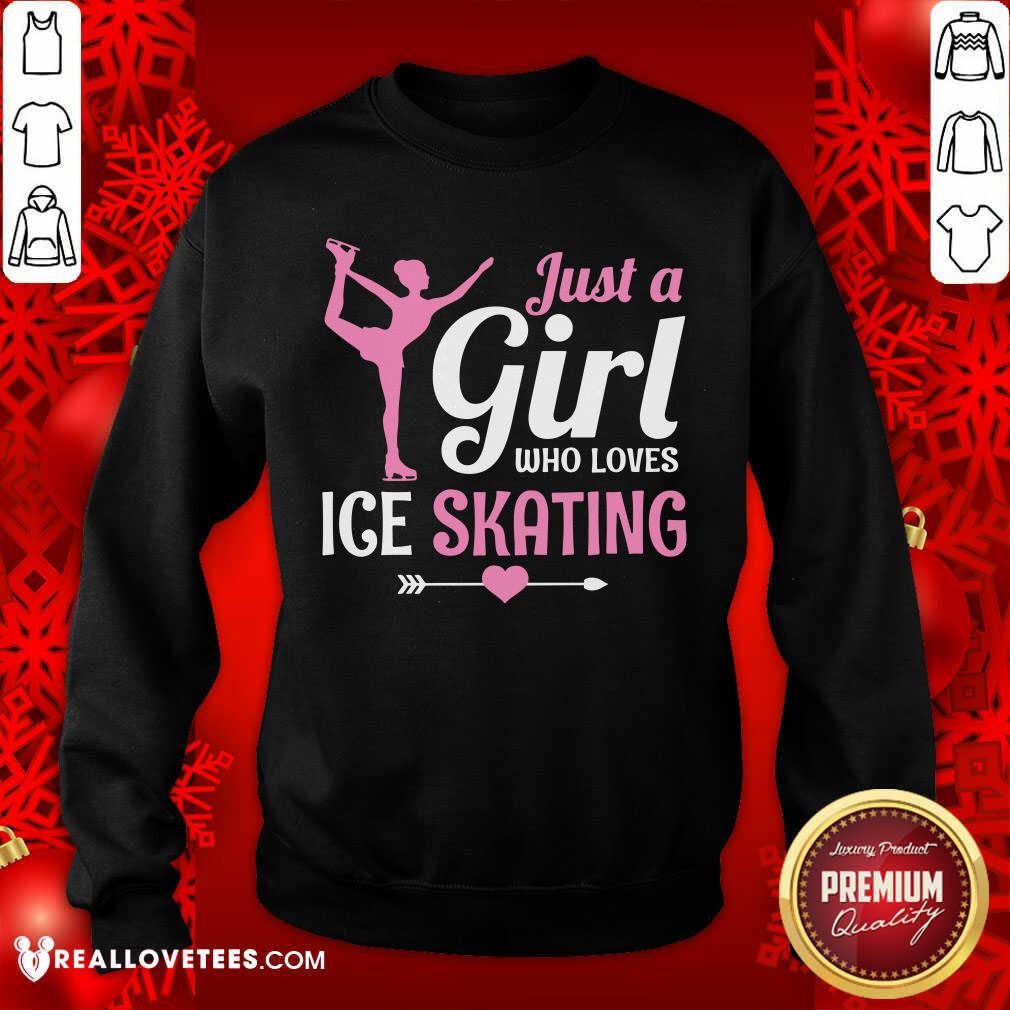 Just A Girl Who Loves Ice Skating Shirt