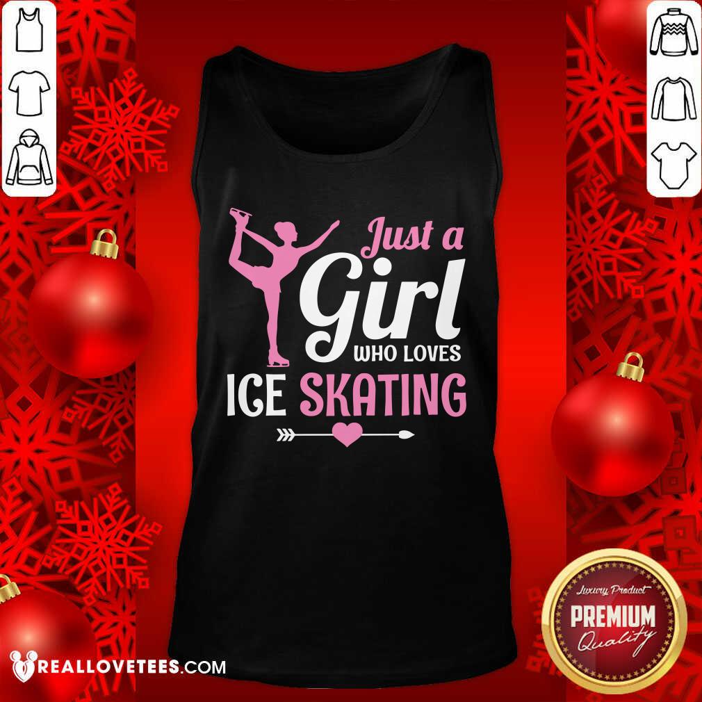 Just A Girl Who Loves Ice Skating Shirt