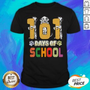 101 Days Of School Dalmation Dog Teachers Gift T-Shirt