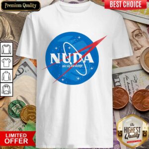Awesome Nuda Biała Koszulka Męska Shirt