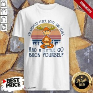Wonderful Reindeer Deers And A little Go Buck Yourself Shirt