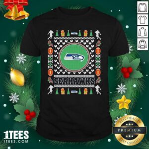 Lovely Seattle Seahawks Merry Ugly Christmas Shirt