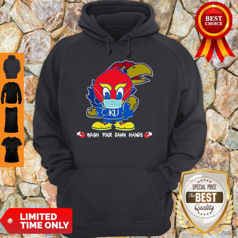 Kansas Jayhawks Wash Your Damn Hands COVID-19 Shirt