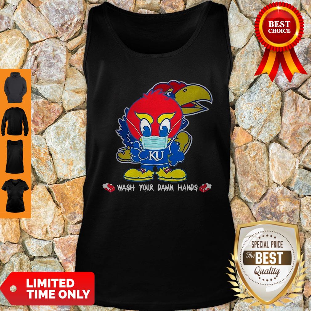Kansas Jayhawks Wash Your Damn Hands COVID-19 Shirt