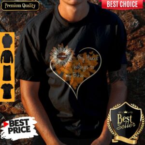 Top My Heart Belongs To My Biker Shirt