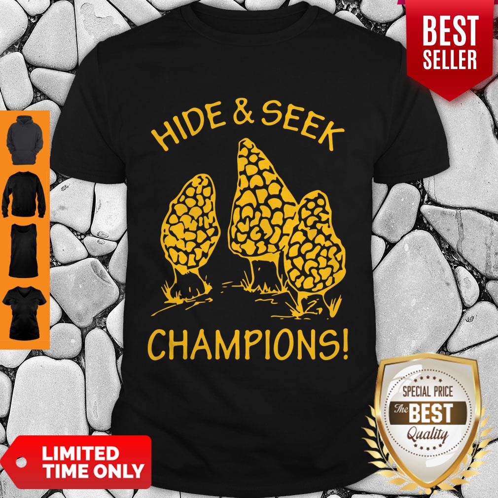 Official Morel Mushrooms Hide And Seek World Champion 2020 Shirt