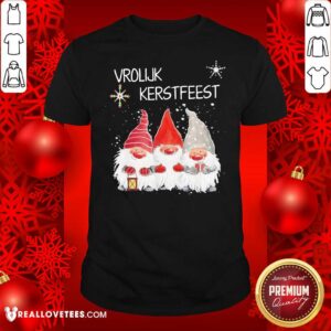 Cute Gnomies Vrolijk Kerstfeest Christmas Shirt