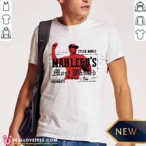 Tyler Mahle Malibus Most Wanted Cincinnati Shirt