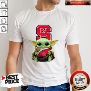 Hot Baby Yoda Hug North Carolina State Football Shirt