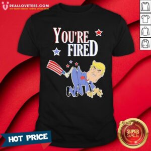 Nice You’re Fired Donald Trump American Flag Shirt