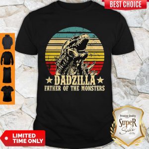 Nice Gorilla Dadzilla Father Of The Monsters Shirt
