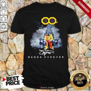 Better Lakers Kobe Bryant 24 Mamba Forever Signature Shirt