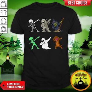 Funny Halloween Dachshund Dabbing Halloween 2020 Shirt