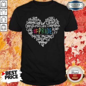 Pride LGBT Heart Generosity Shirt