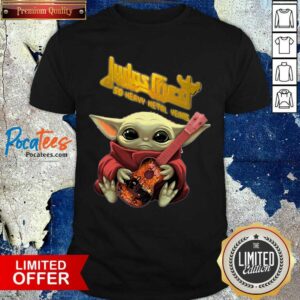 Original Baby Yoda hug Judas Priest 50 Heavy Metal Years Shirt