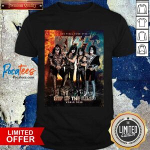 Hot Kiss Band End Of The Road World Tour 2021 Shirt