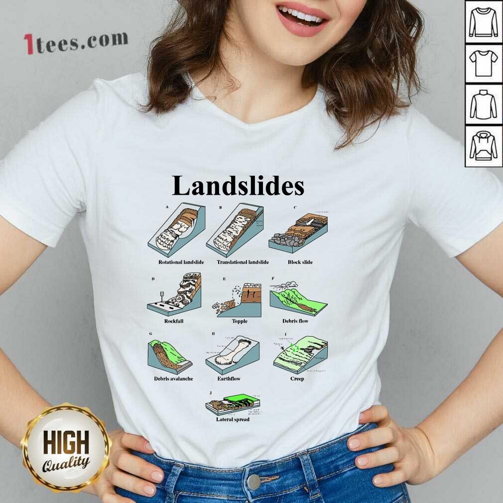 Landslide Types And Geology Shirt