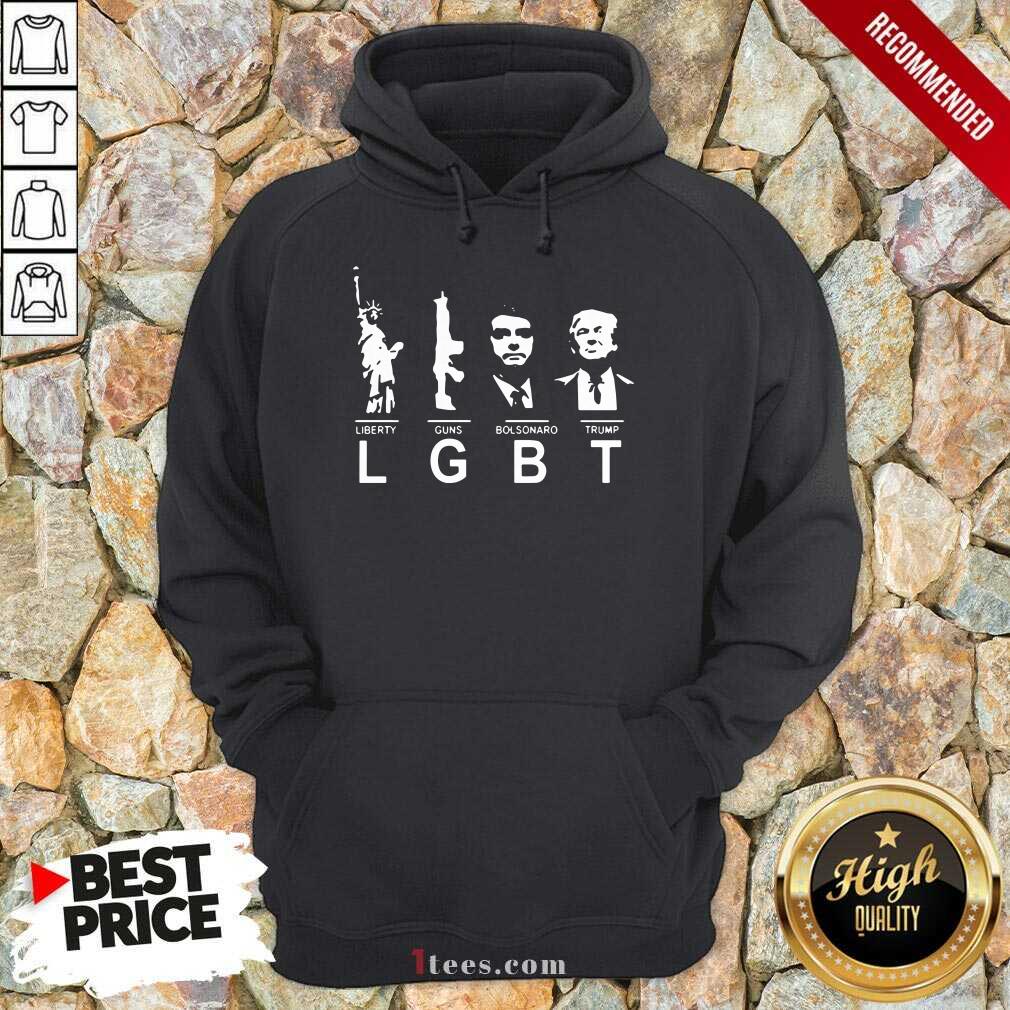 LGBT Liberty Guns Bolsonaro Trump Shirt