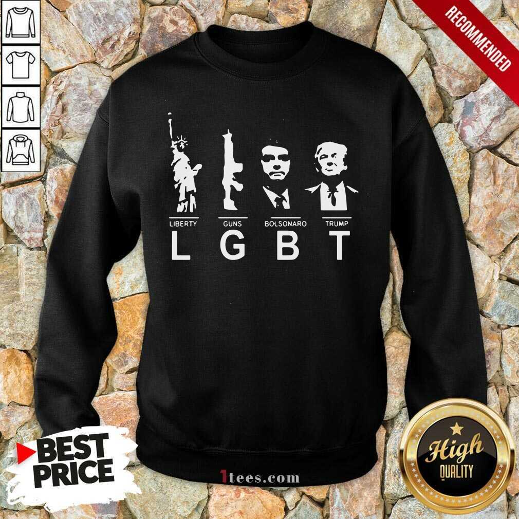 LGBT Liberty Guns Bolsonaro Trump Shirt