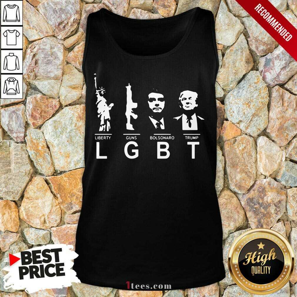 LGBT Liberty Guns Bolsonaro Trump Shirt