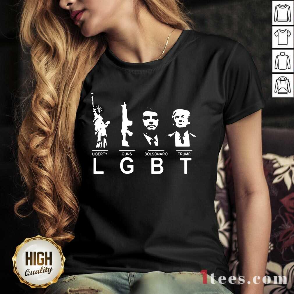 LGBT Liberty Guns Bolsonaro Trump Shirt