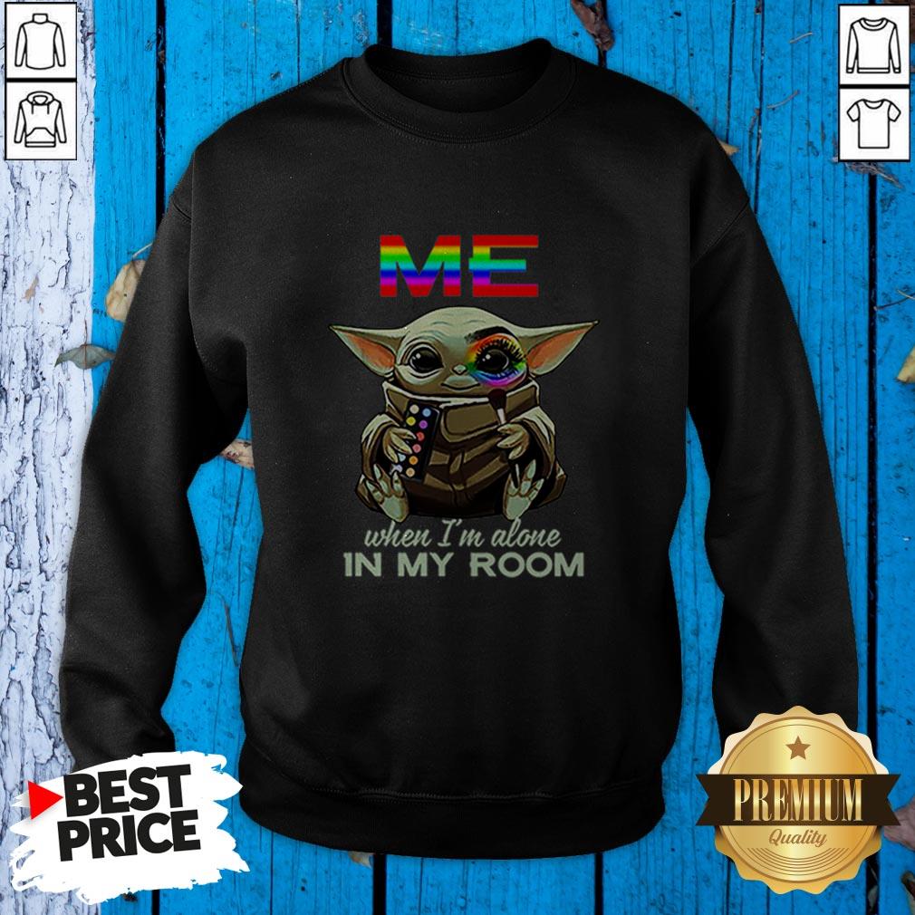 LGBT Me When I’m Alone In My Room Baby Yoda Shirt
