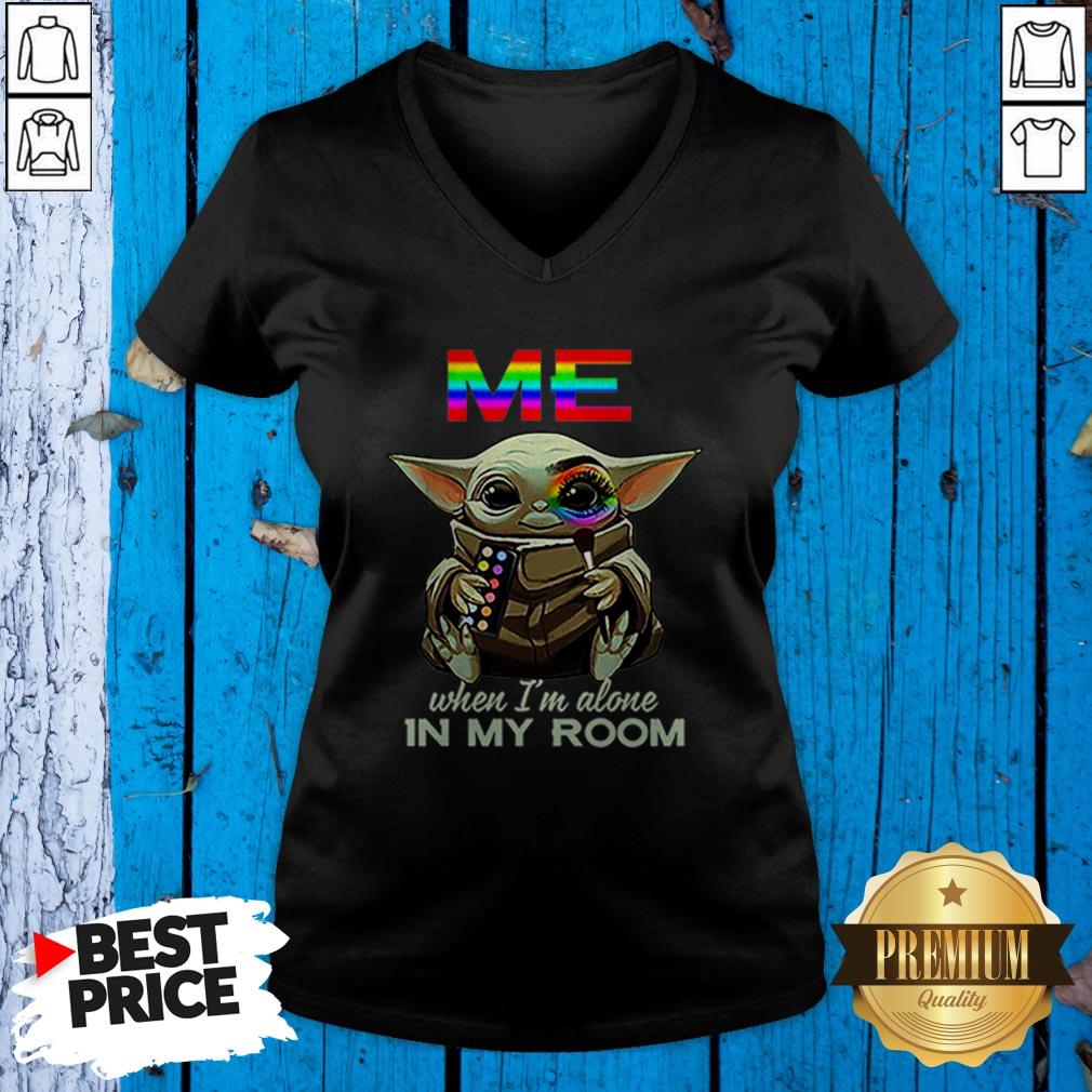 LGBT Me When I’m Alone In My Room Baby Yoda Shirt